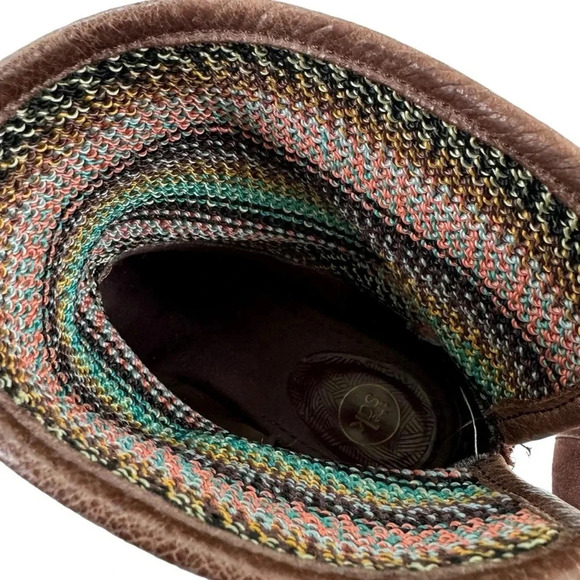 The Sak Women's Harper Leather Boho Ankle Boot Bootie Brown Size 8 - Picture 5 of 14